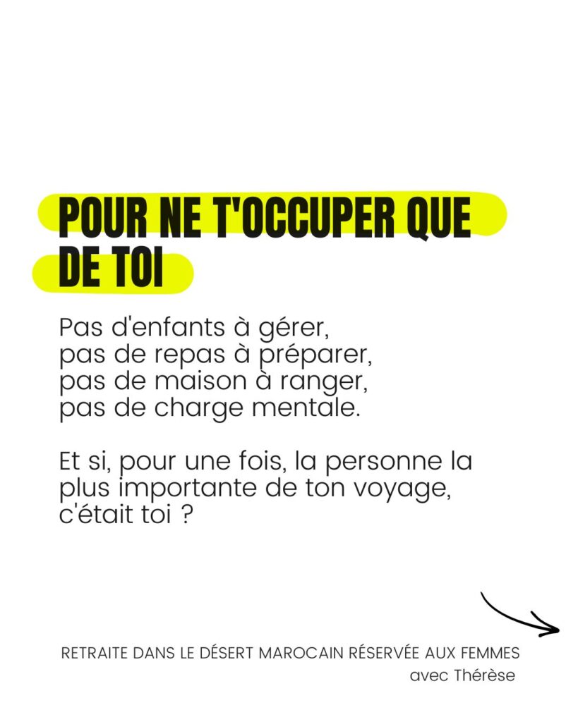 retraite désert femmes