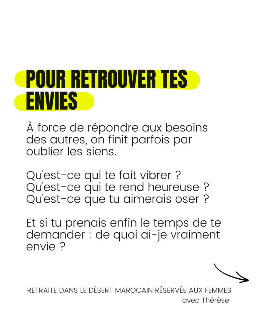 retraite désert femmes
